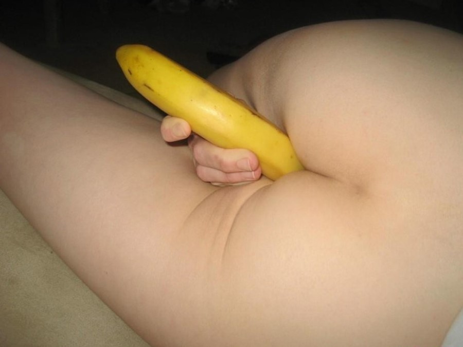 Banana masturbation female