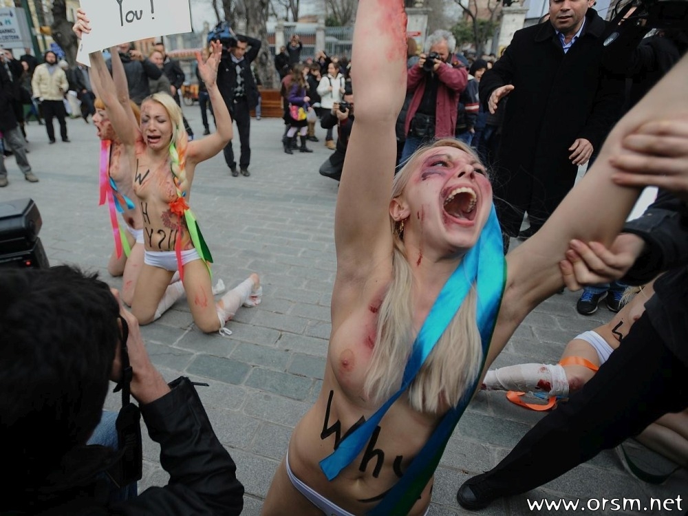 Nude Protesters