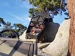 4x4 Rolls During A Climb And Hits His Buddy

