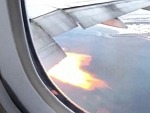 Airplane Engine Coughing Up Fire
