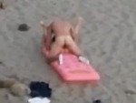 Couple Feels Free To Fuck On A Public Beach
