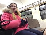 Creep Jerks It On The Train And Blondie Doesn't Know Wtf To Do
