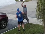 Attacked With A Sword In Dispute Over Who Gets The Discarded Cart
