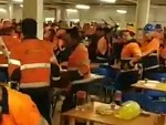 Brawl Erupts In The Worker Dining Hall
