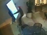 Bumbling Idiots Attempt To Steal A Big TV
