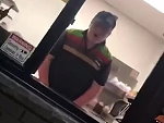 Burger King Employee Loses His Shit At Idiots
