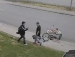 Catches Up With The Fuckwit Who Stole His Bike
