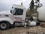 Cement Mixer Truck Was Too Heavy For The Site
