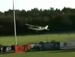 Cessna Makes An Emergency Landing On A Baseball Field During Game
