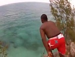 Cliff Jump Almost Ends In Tragedy
