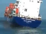 Container Ship Having Trouble With Its Cargo
