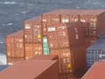 Container Ship Loses A Few
