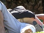 Couple Get Seriously Frisky In The Park
