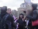 Feminists Attack A Man But He Won't Stand For It
