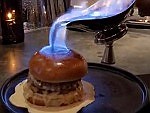 Flaming Hamburger Cool But IDK Why
