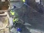 Formwork Collapses During Concrete Poor And Shit Goes Down
