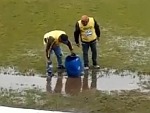 Going To Take A While To Drain The Field That Way Fellas
