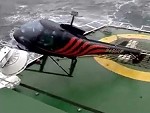 Helicopter Take-off At Sea Was Almost Deadly
