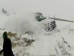 Highways During A Snowstorm Are Dangerous

