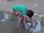 How Indians Wash Their Butts
