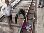 Idiots Dropped The Baby On The Rail Tracks And Holy Fucking Shit
