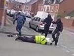 Immigrants In England Bash A Guy And Steal His Scooter
