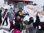 Its Chaos And Carnage At The Ski Lift
