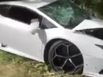 Lambo Is Smashed To Smithereens
