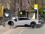 Lambo Wipes Out In A Spectacular Yet Embarrassing Fashion
