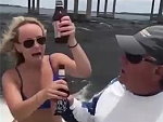 Makes Her Regret Boinking His Beer
