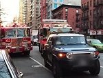 Moron Blocks NYC Fire Fighters Waiting To Pick Someone Up Wtf
