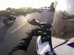 Motorbike Cop Is A Bit Of A Badarse
