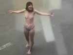Muslim Woman Has A Naked Public Freakout
