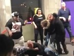 Nasty Skank Vomits To Stop A Fight
