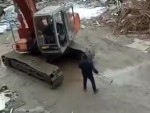 Never Pick A Fight With An Excavator
