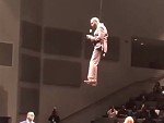 Pastor Floats Into Church On A Wire WTF
