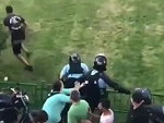 Protester Takes On Riot Police And Wins
