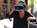 PSVR Is Too Real For Mum
