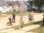 Racists Attack A Black Guy Walking Down Their Street
