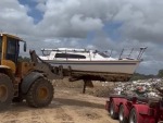 Retirement Of An Old Yacht
