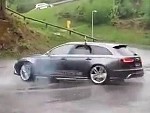 Ripping Skids In An Audi Is Just Too Much For It
