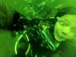 Scuba Diver Suffers A Panic Attack
