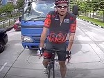 Seems Like The Cyclist Deserved What He Got
