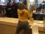 Shitcunt Trashes A Maccas Store
