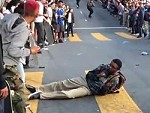Skateboarder Lands Harder Than He Would Have Liked
