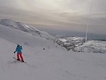 Skiers Witness A Missile Interception Over Israel
