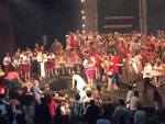 Stage Succumbs To Jumping Dancers In Brazil

