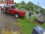 Trailer Thief Legs It When Confronted By Neighbours
