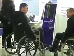 Wheelchair Guy Is Very Angry
