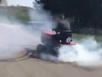 When You Put A Motorbike Engine In A Mower
